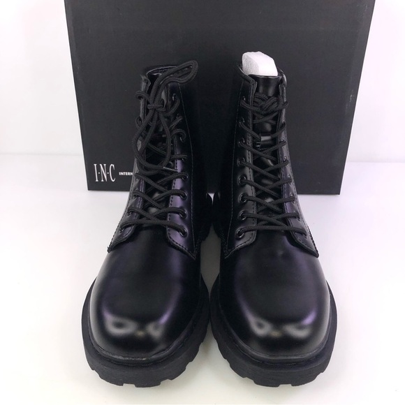 INC International Concepts Brody Black Mismatch Boots 9.5/10 main image 6